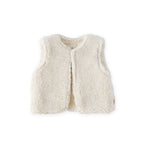 sherpa vest natural in neutrals pattern