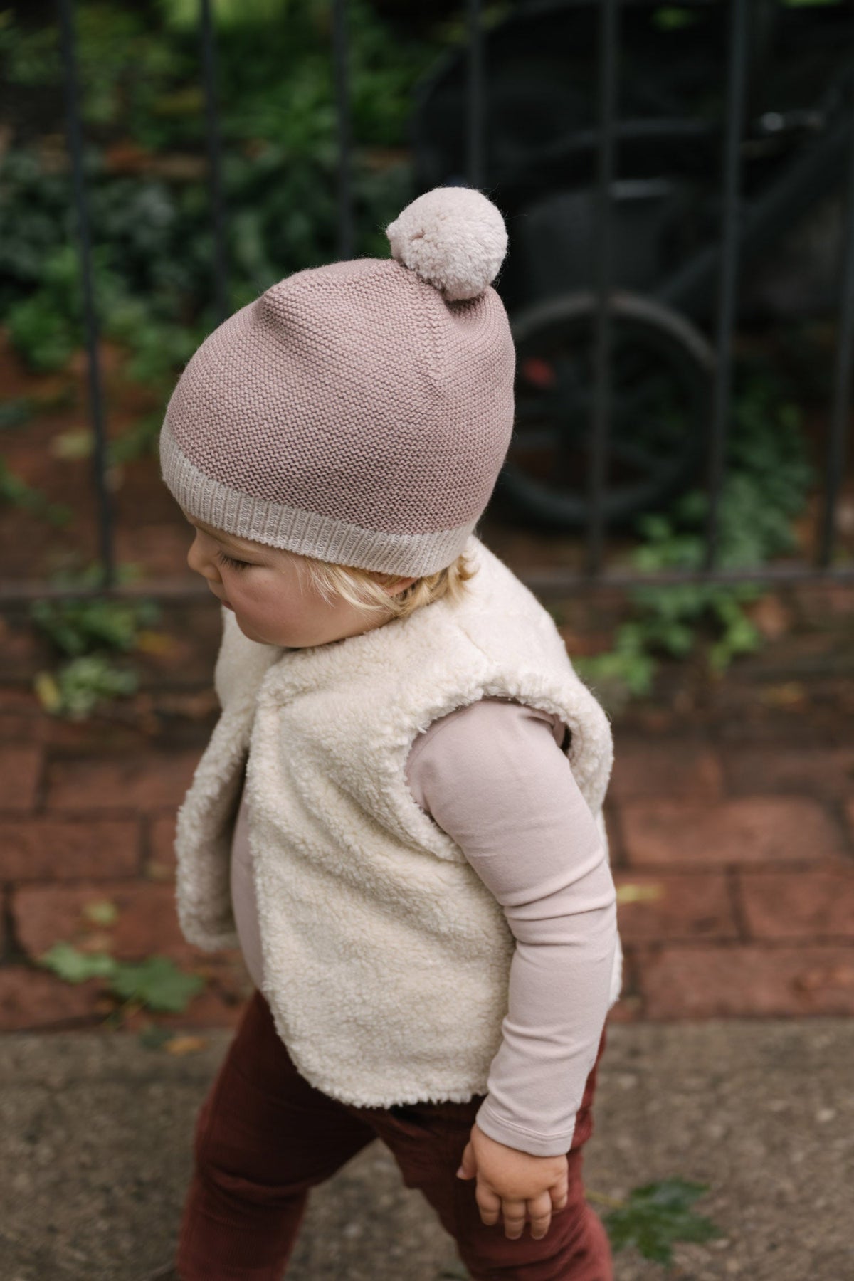 sherpa vest natural