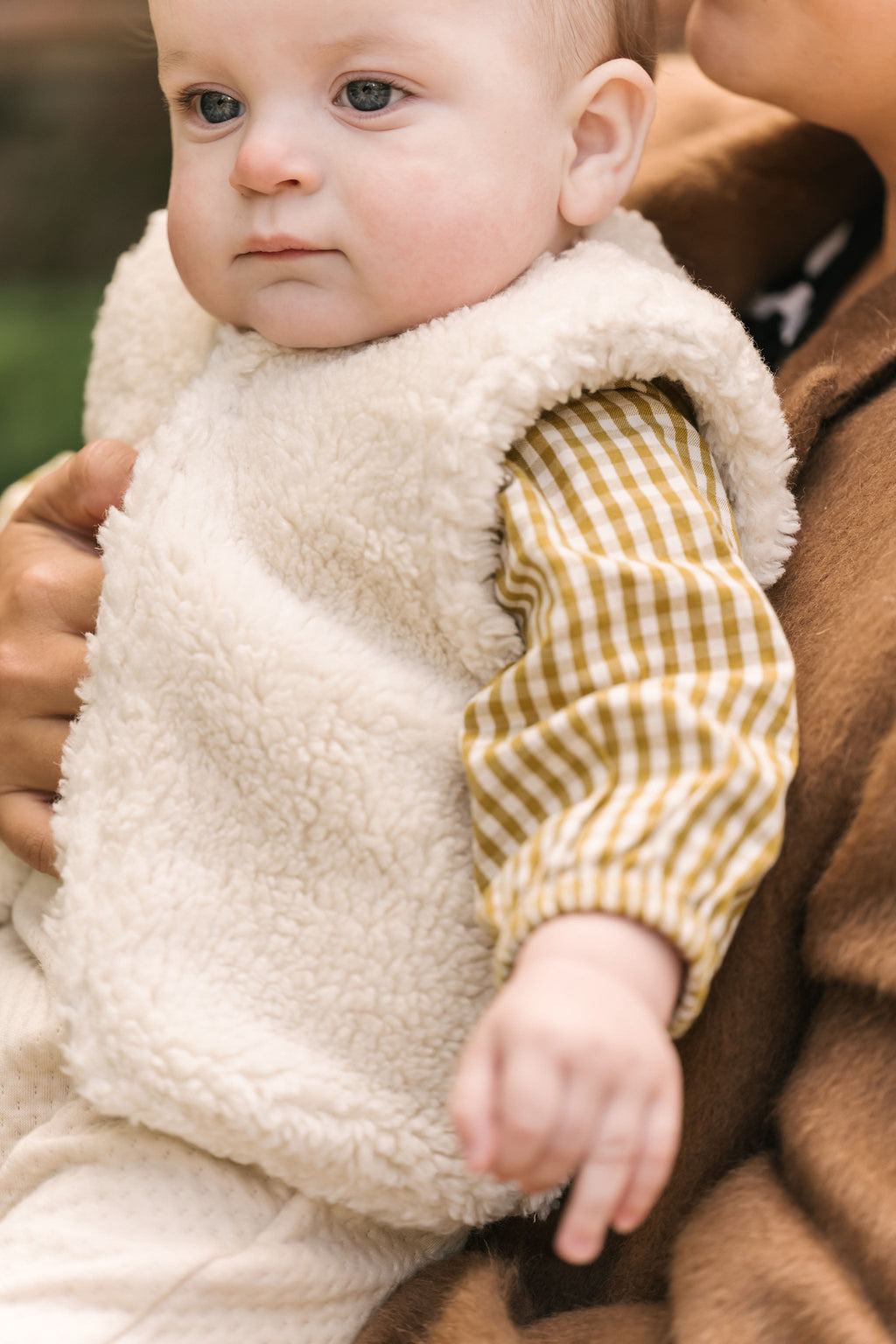 sherpa vest natural