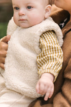 sherpa vest natural