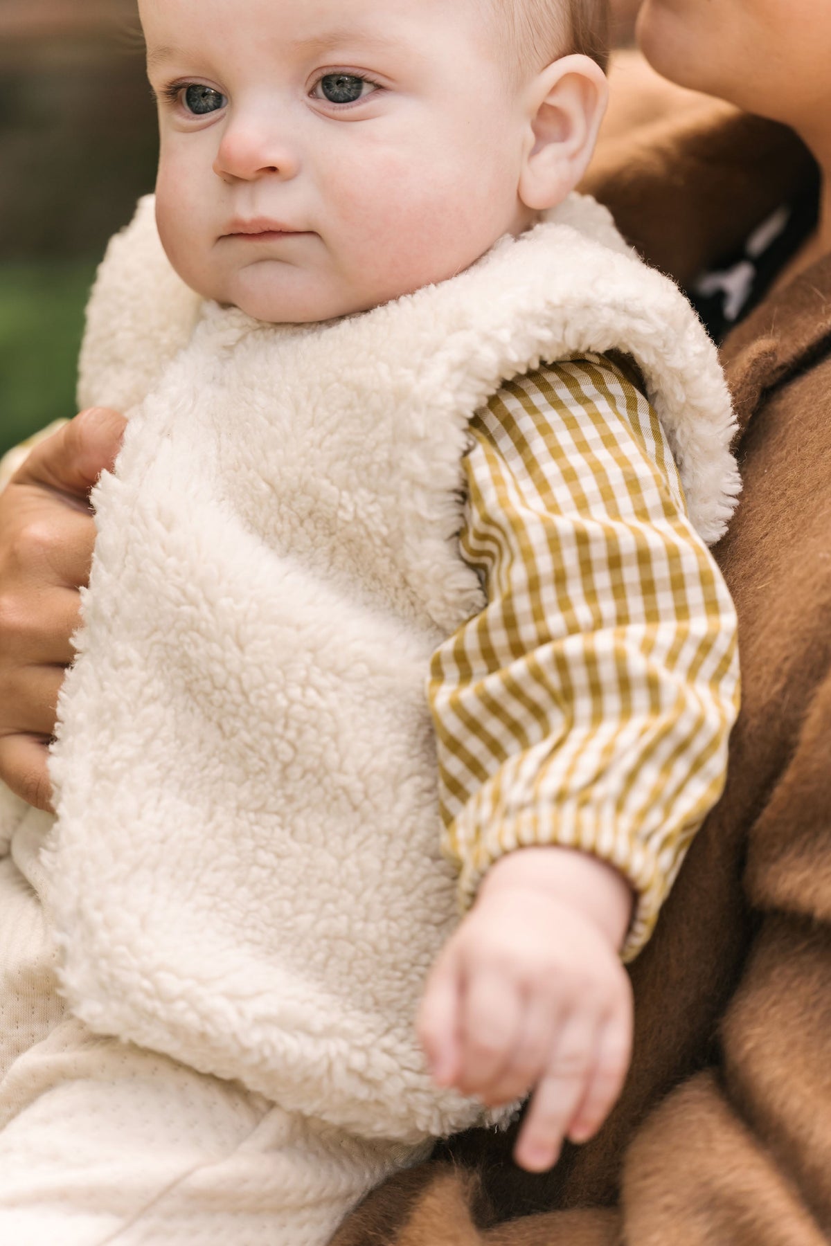 sherpa vest natural