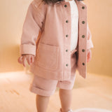 Vintage Twill Chore Jacket - Peony