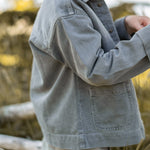 Vintage Twill Chore Jacket - Charcoal