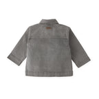 baby vintage twill baby chore jacket charcoal