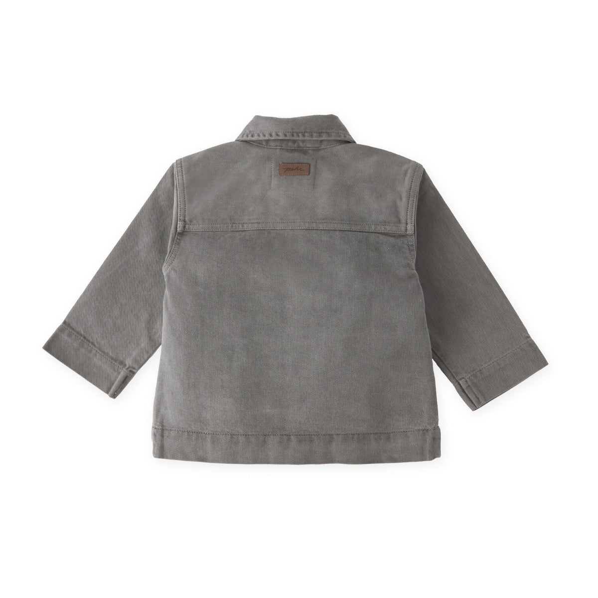 baby vintage twill baby chore jacket charcoal