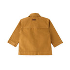 baby vintage twill baby chore jacket caramel