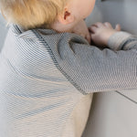 Sailor Stripe Kids Raglan Top - Ink