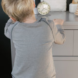 Sailor Stripe Kids Raglan Top - Ink