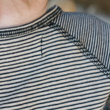 Sailor Stripe Kids Raglan Top - Ink