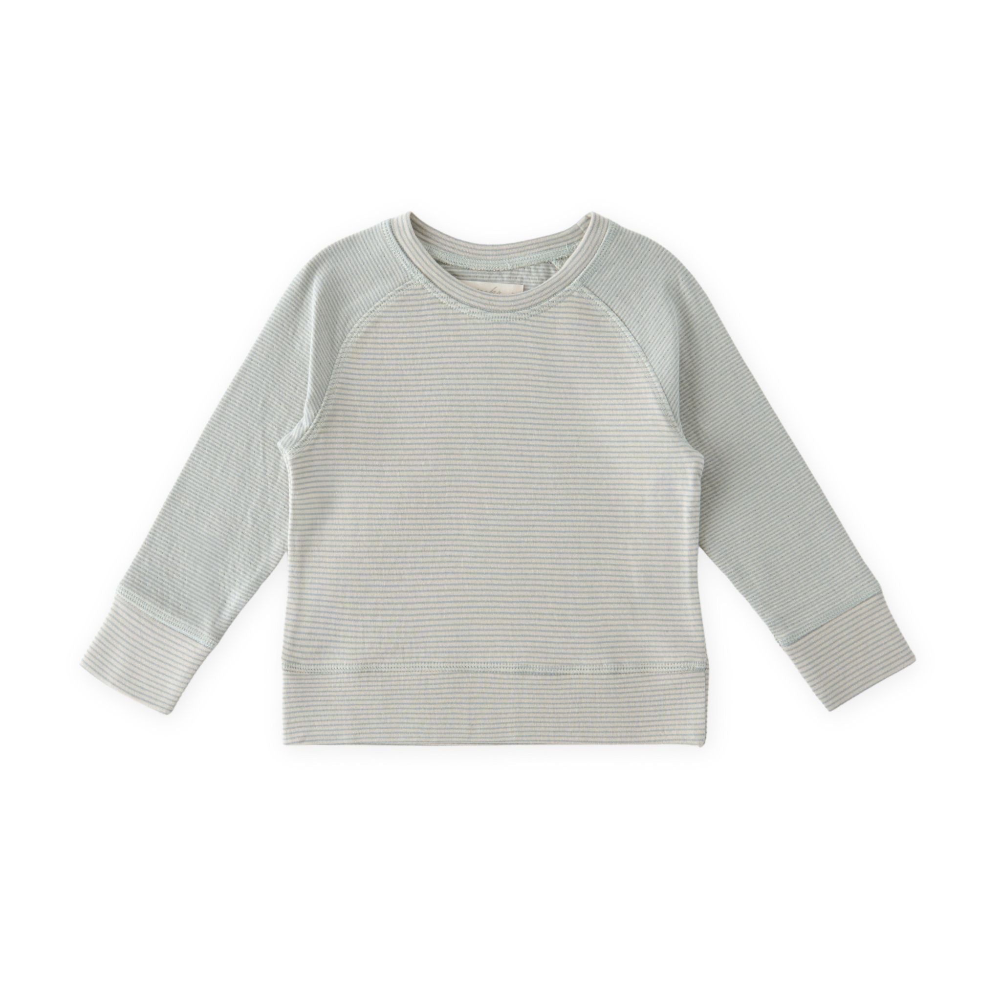 Sailor Stripe Kids Raglan Top - Sea