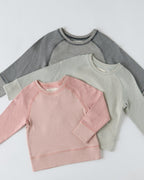 kids sailor stripe kids raglan top tea rose