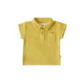 classic terry polo citrus in yellows pattern