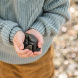 Cotton Knit Toddler Sweater - Pond