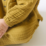 Muslin Long Sleeve Toddler Top - Dijon