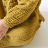 Muslin Long Sleeve Toddler Top - Dijon