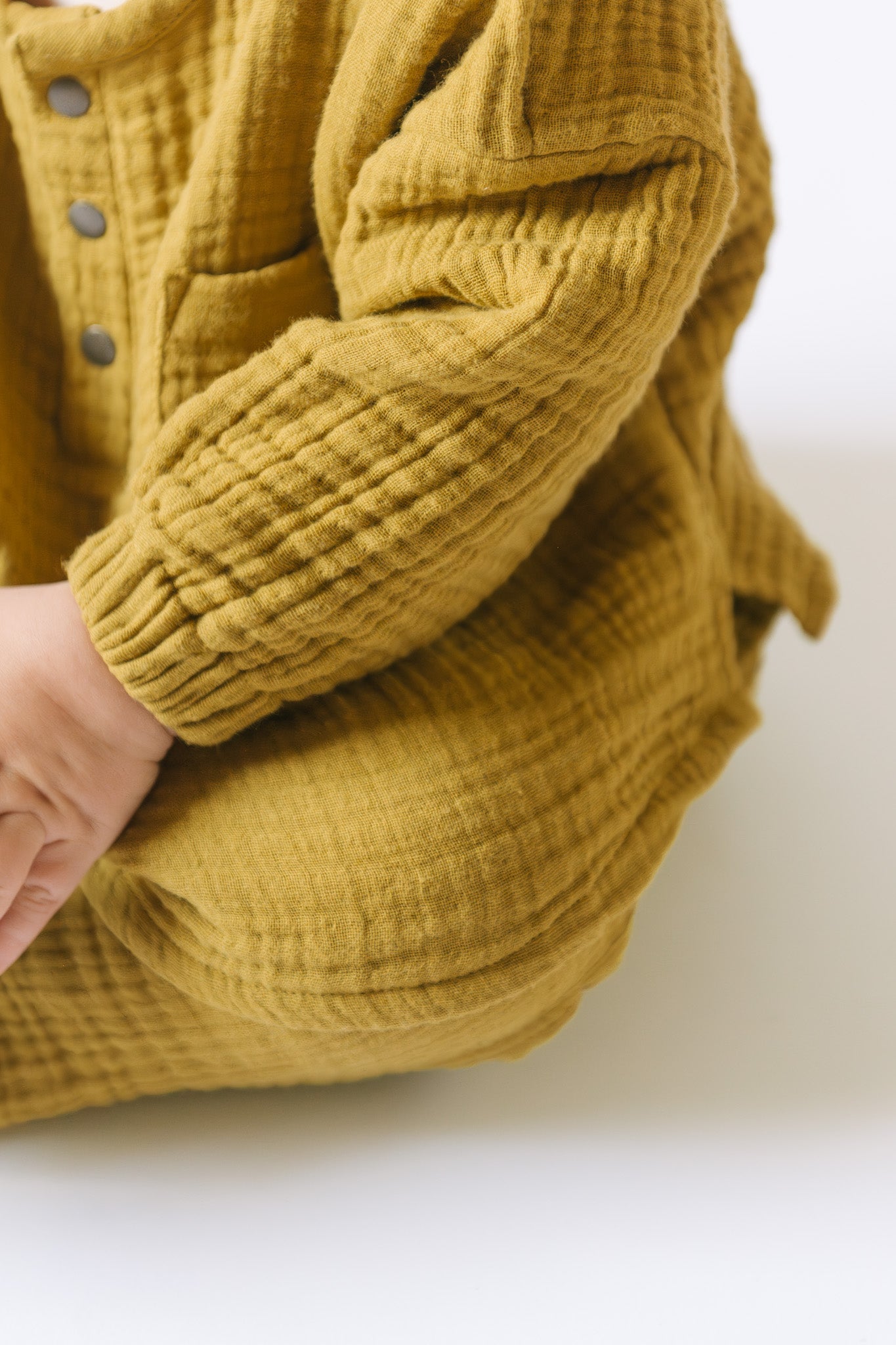 Muslin Long Sleeve Toddler Top - Dijon