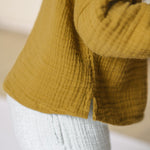 Muslin Long Sleeve Toddler Top - Dijon