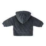 Corduroy Quilted Jacket - Ink Blue