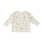 Dropped Shoulder Long Sleeve Top - Duck Duck Goose