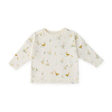 Dropped Shoulder Long Sleeve Top - Duck Duck Goose