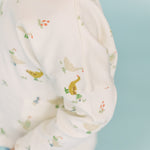 Dropped Shoulder Long Sleeve Top - Duck Duck Goose