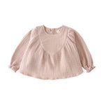 Muslin Twirl Toddler Top - Fawn