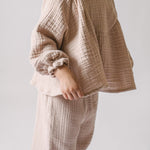 Muslin Twirl Toddler Top - Fawn