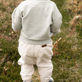 French Terry 1/4 Zip Sweatshirt - Soft Sea