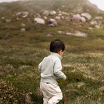 French Terry 1/4 Zip Sweatshirt - Soft Sea