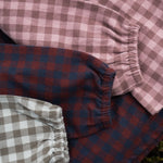 Flannel Ruffle Top - Sage/Light Sage