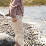 Flannel Ruffle Top - Thistle/Light Thistle