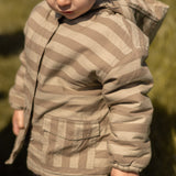 Sherpa Lined Storm Jacket - Moss Stripe