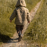 Sherpa Lined Storm Jacket - Moss Stripe