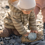 Sherpa Lined Storm Jacket - Moss Stripe