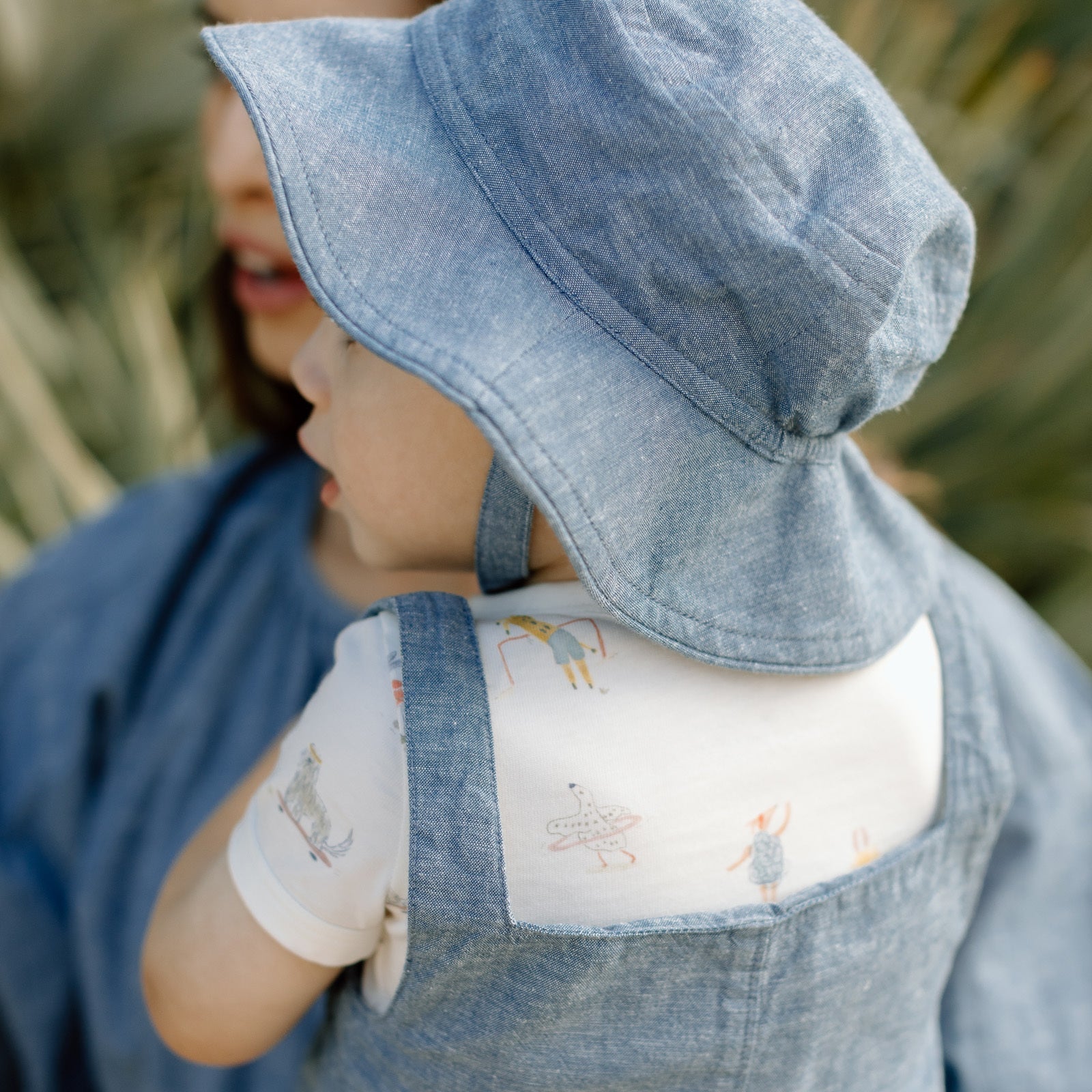 chambray bucket hat