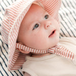 Seersucker Bucket Hat - Anchor Red