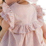 Seersucker Bucket Hat - Anchor Red