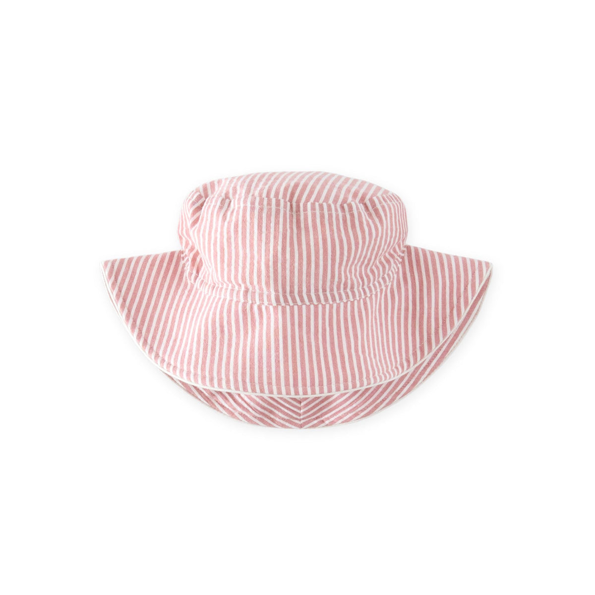 seersucker bucket hat anchor red