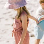 Seersucker Bucket Hat - Anchor Red