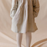 Railroad Smocked Dress - Railroad Stripe