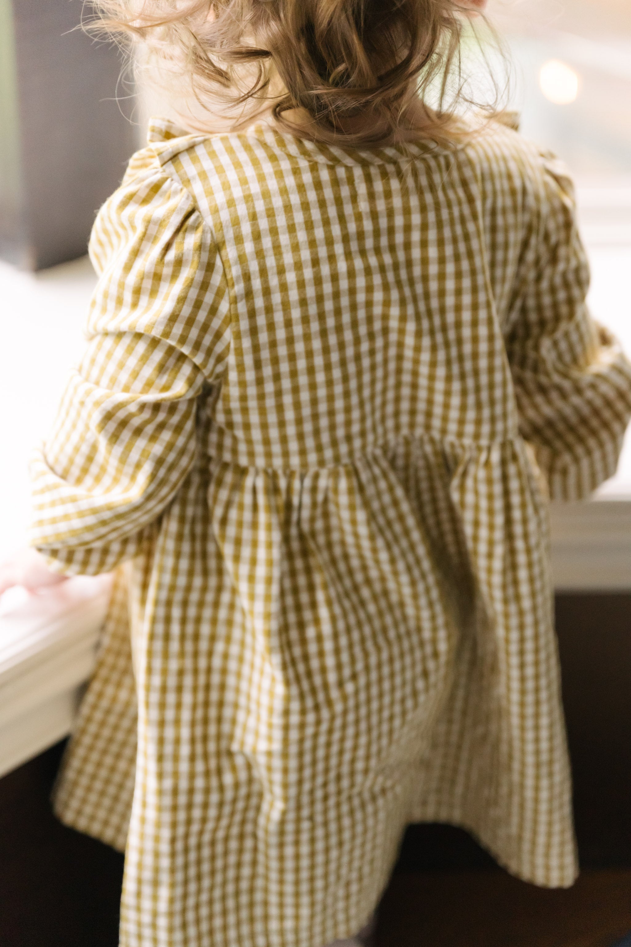 Gingham Dress - Dijon