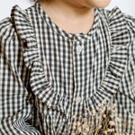 Gingham Dress - Indigo