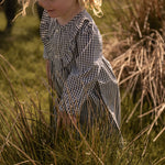 Gingham Dress - Indigo