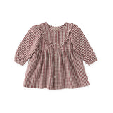 Gingham Dress - Mulberry