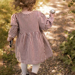 Gingham Dress - Mulberry