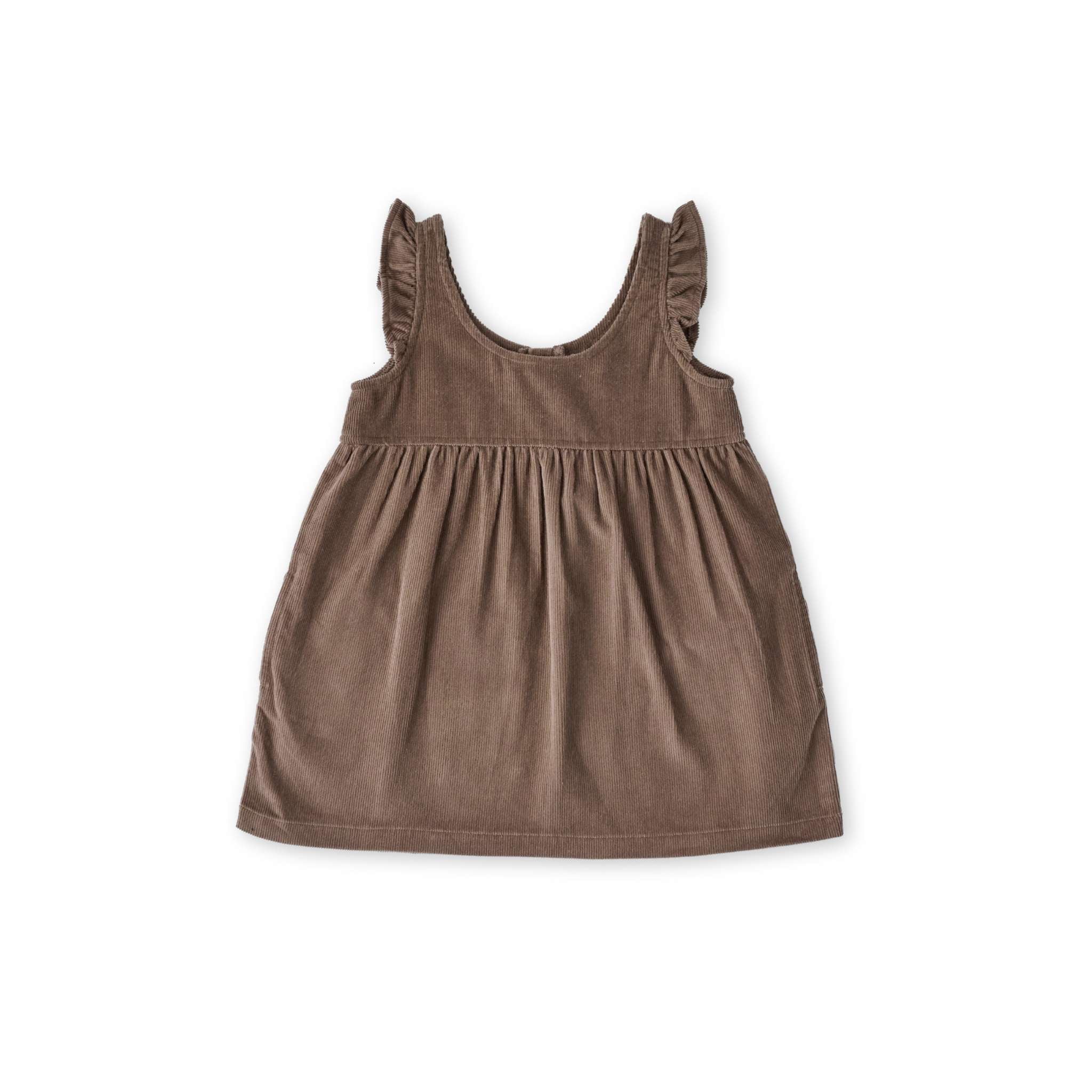 Corduroy Pinafore Dress - Portobello