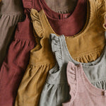 Corduroy Pinafore Dress - Portobello