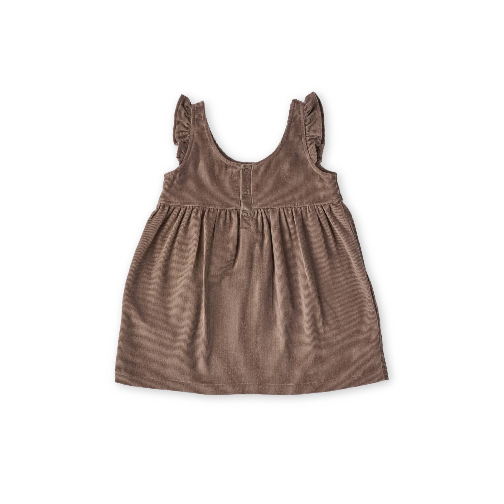 Corduroy Pinafore Dress - Portobello
