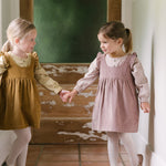 Corduroy Pinafore Dress - Thistle