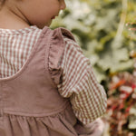 Corduroy Pinafore Dress - Thistle